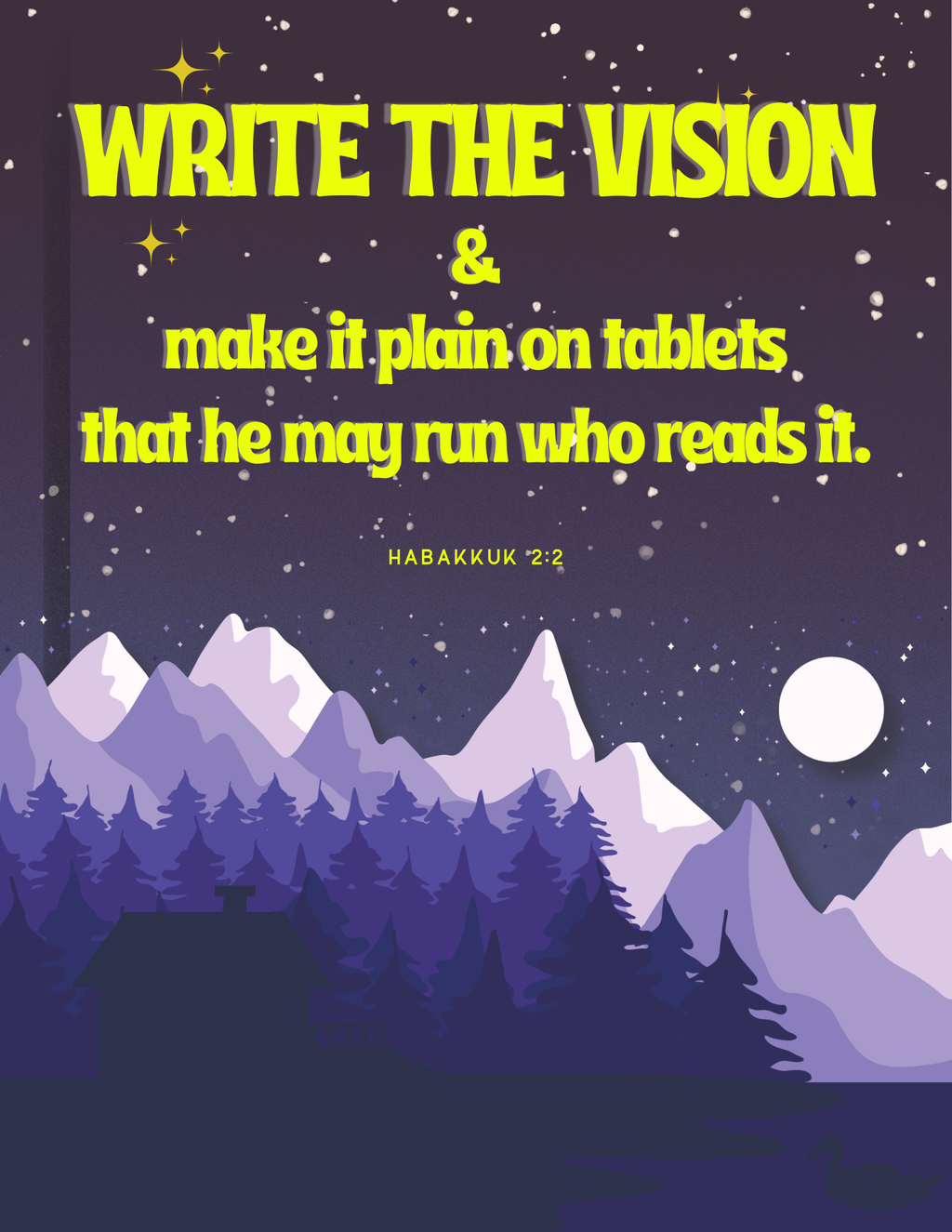 Midnight Moon Digital Notebook
