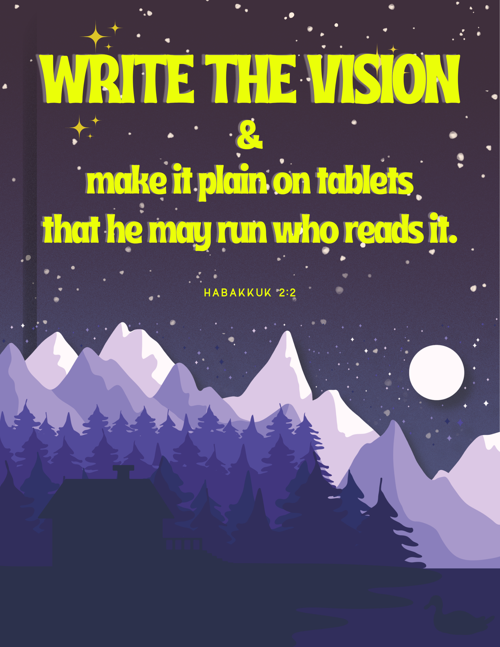 Midnight Moon Digital Notebook