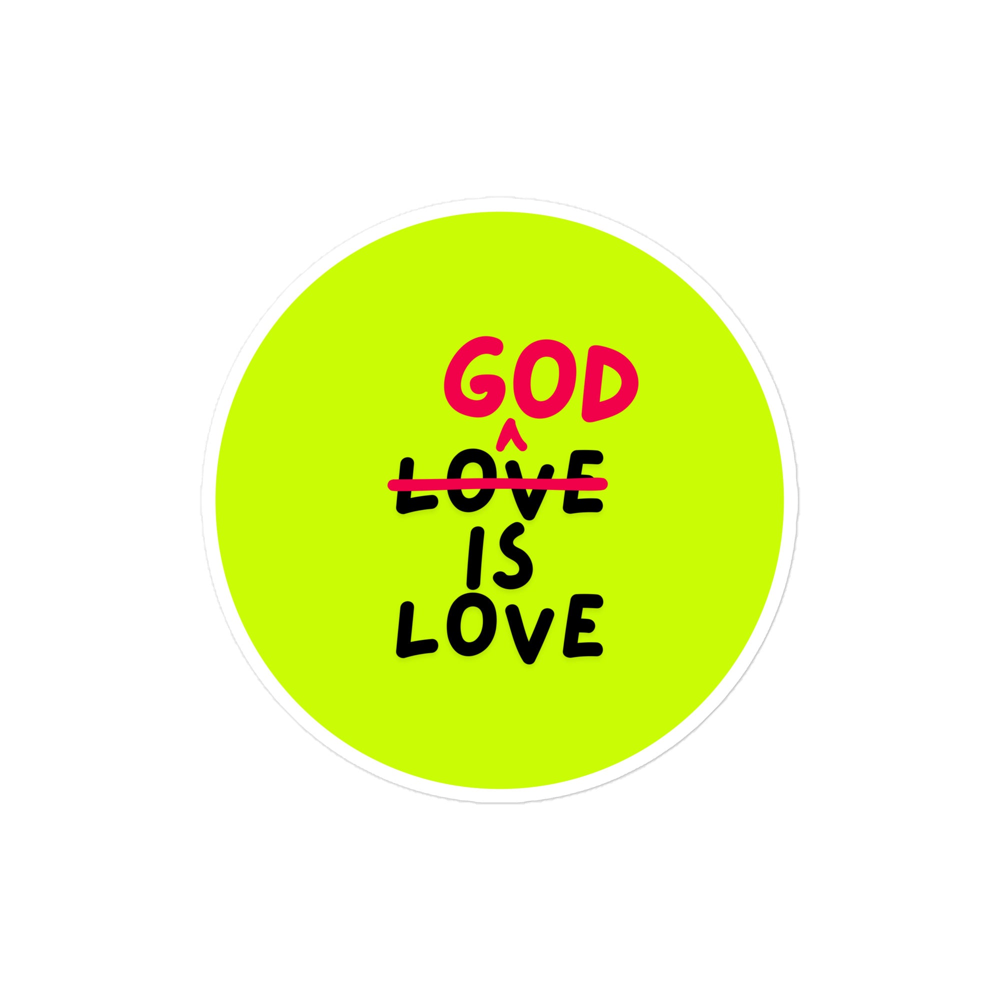 GOD is LOVE Decal Sticker